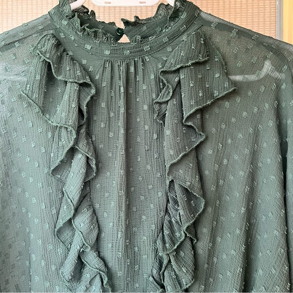 Zara Dress Green Super Comfy Perfect for Christmas Size XS - Picture 6 of 17